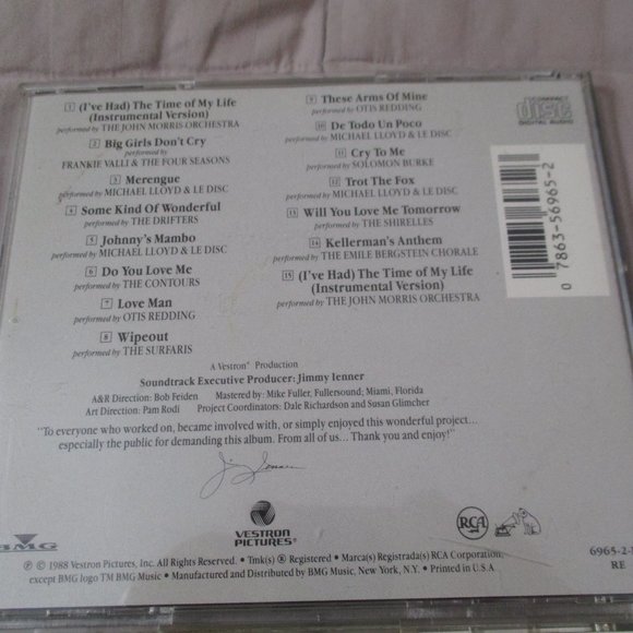 Lot of Two Dirty Dancing and More Dirty Dancing Soundtrack Music CD's & Magazine - Picture 4 of 4